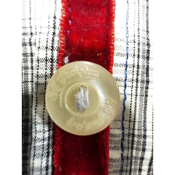 3J Workshop Johnny Was Embroidered Plaid Shirt Boho Artisan SZ M - Picture 10 of 12
